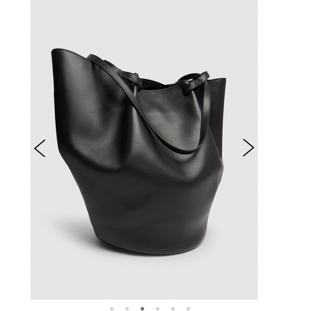 LOULOU STUDIO black leather tote - Picture 2 of 10